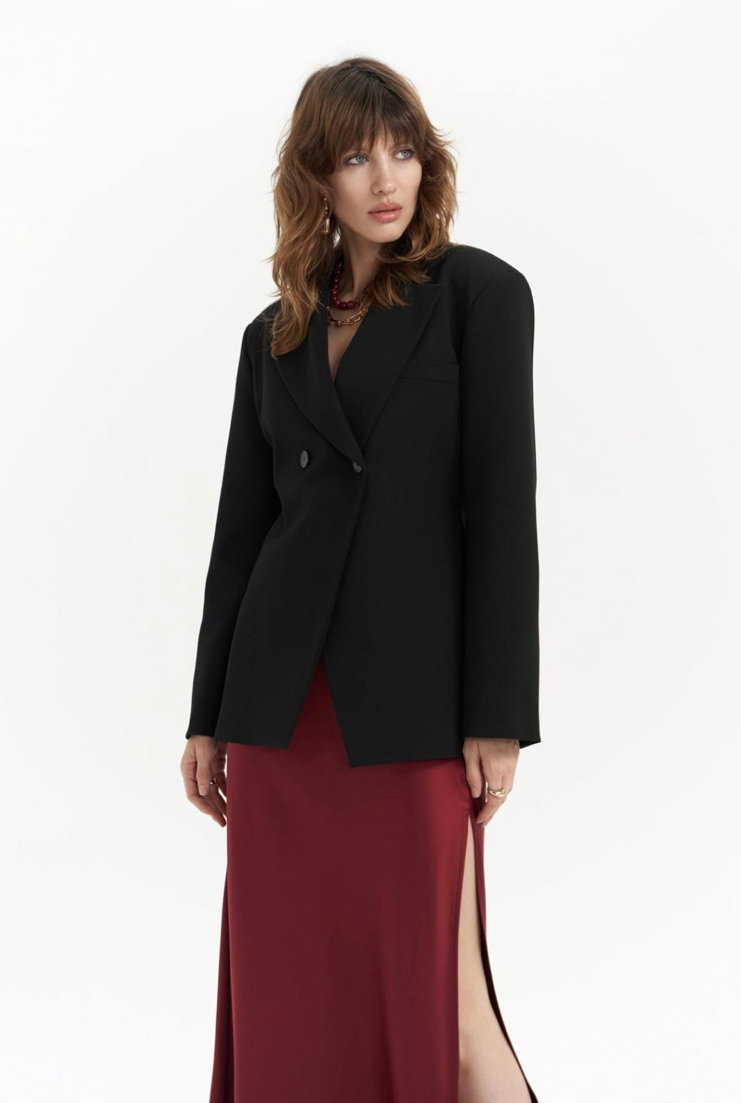 taillierter Aveline Blazer - schwarz