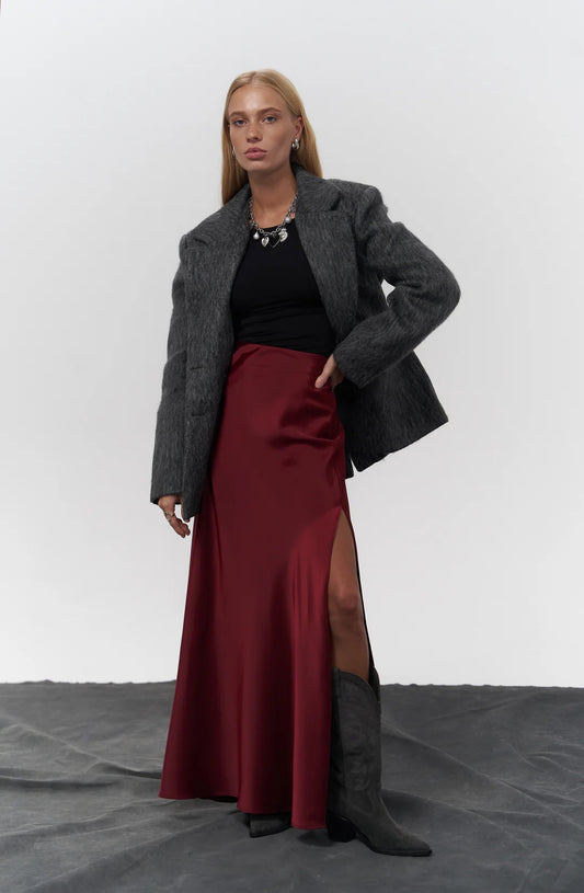 Taillierter Blazer - anthrazit