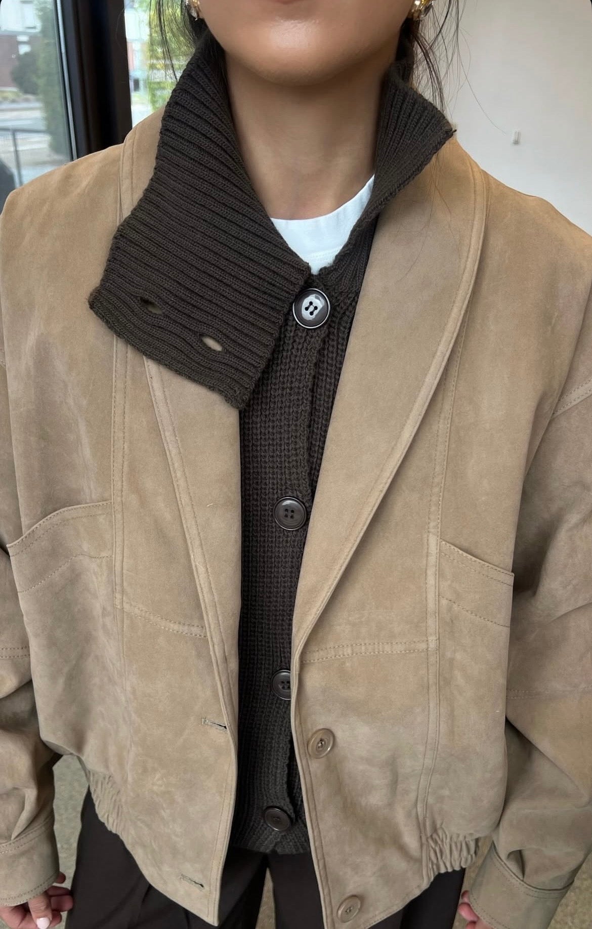 ÉLISE Bomberjacke | beige