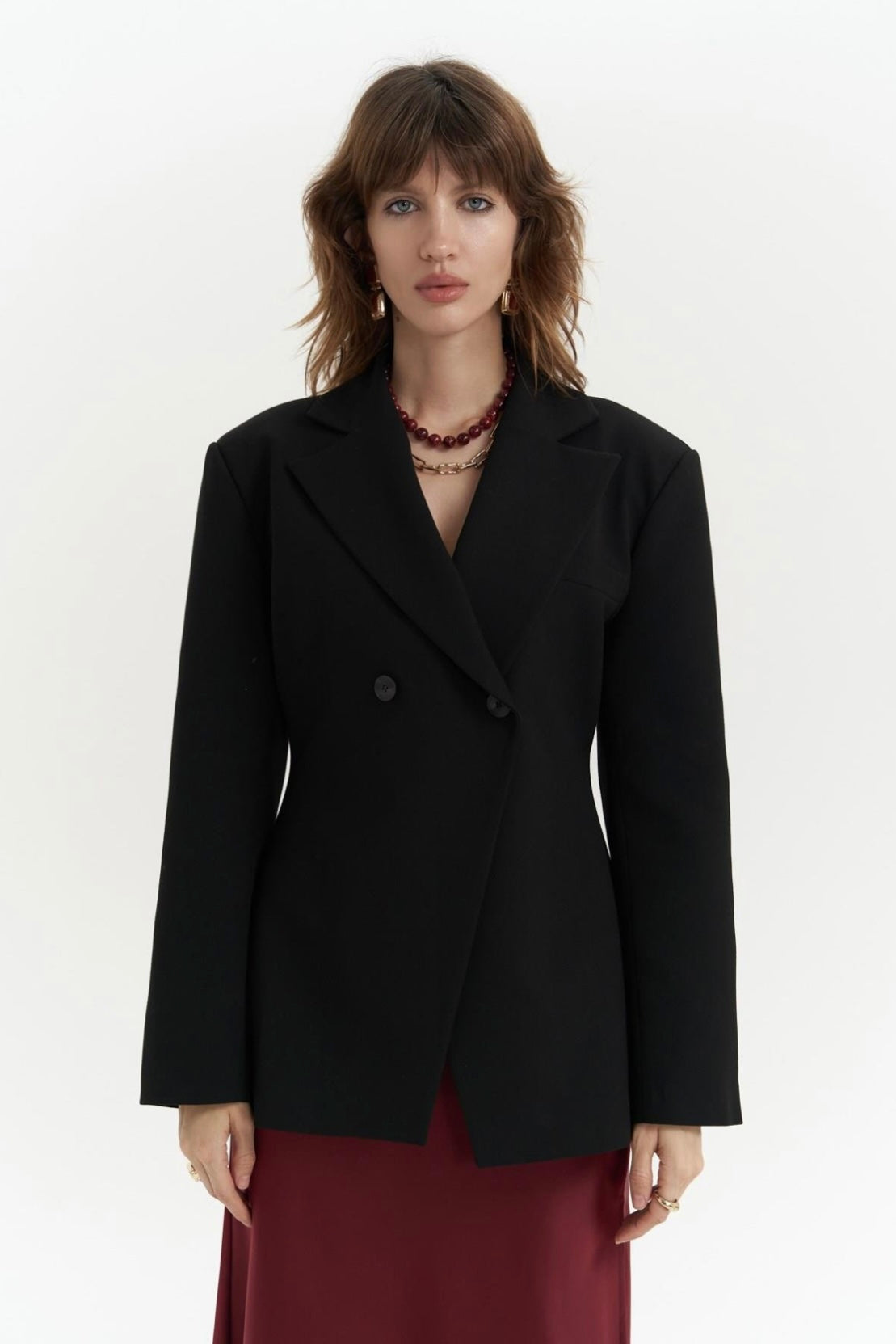 taillierter Aveline Blazer - schwarz