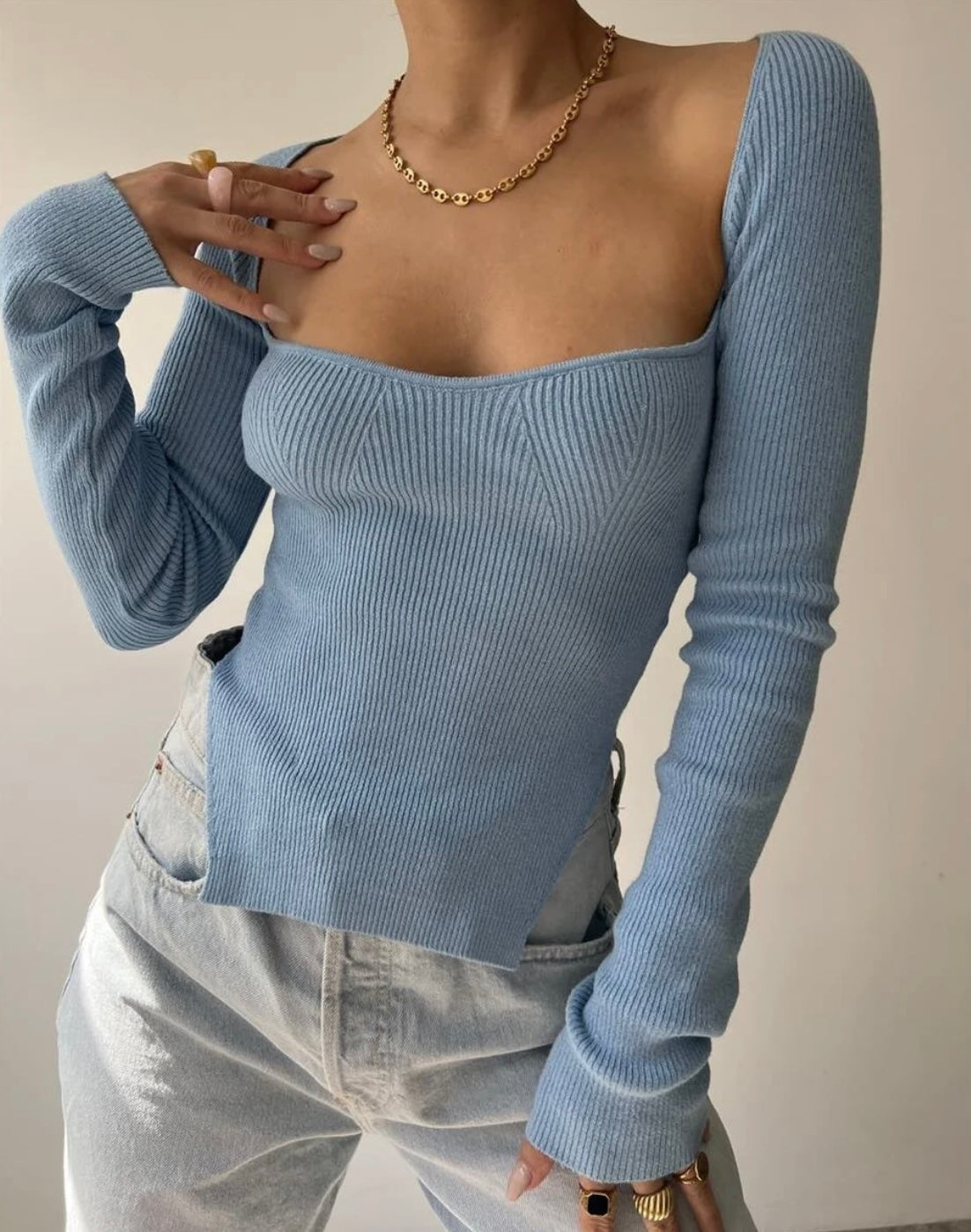 Stricktop | baby blue