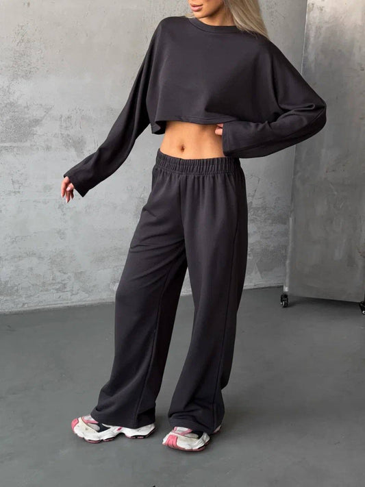 Zweiteiler Lounge-Set | anthrazit