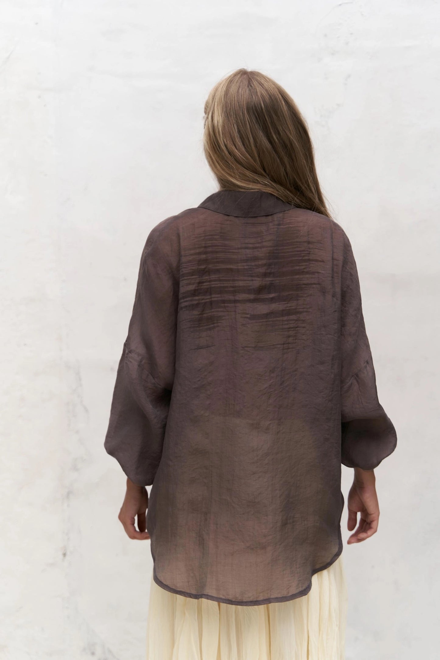 Oversize-Hemd | braun