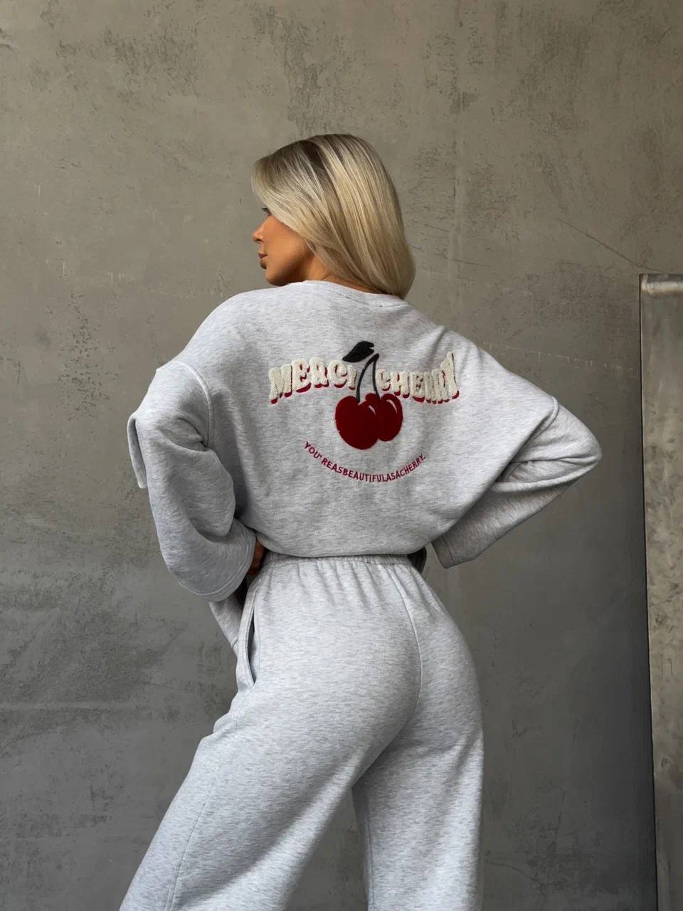 Cherry zweiteiler Lounge-Set | grau