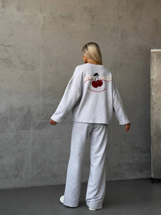 Cherry zweiteiler Lounge-Set | grau