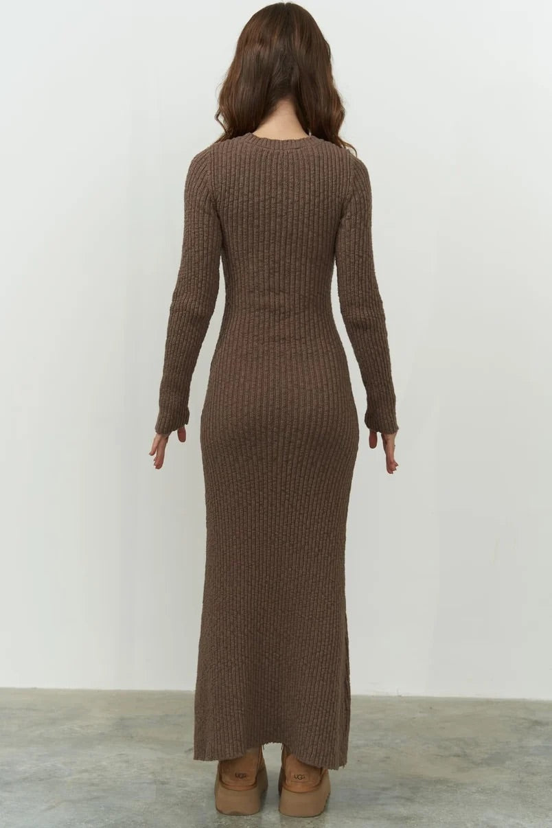 Strickkleid | braun