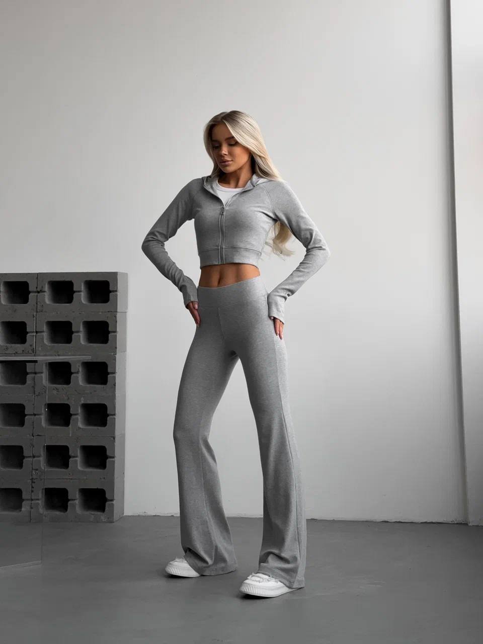 Zweiteiler Lounge-Set | grau