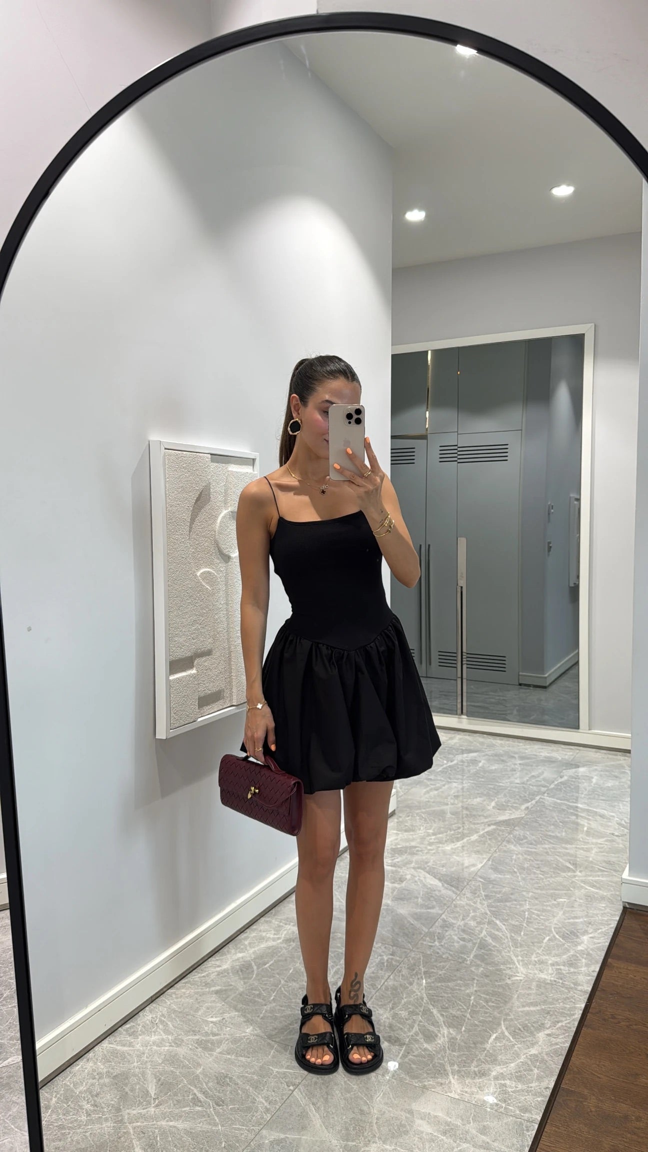 Minikleid - schwarz