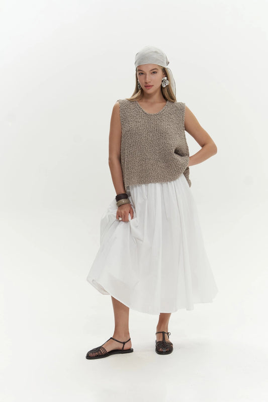 Stricktop | taupe