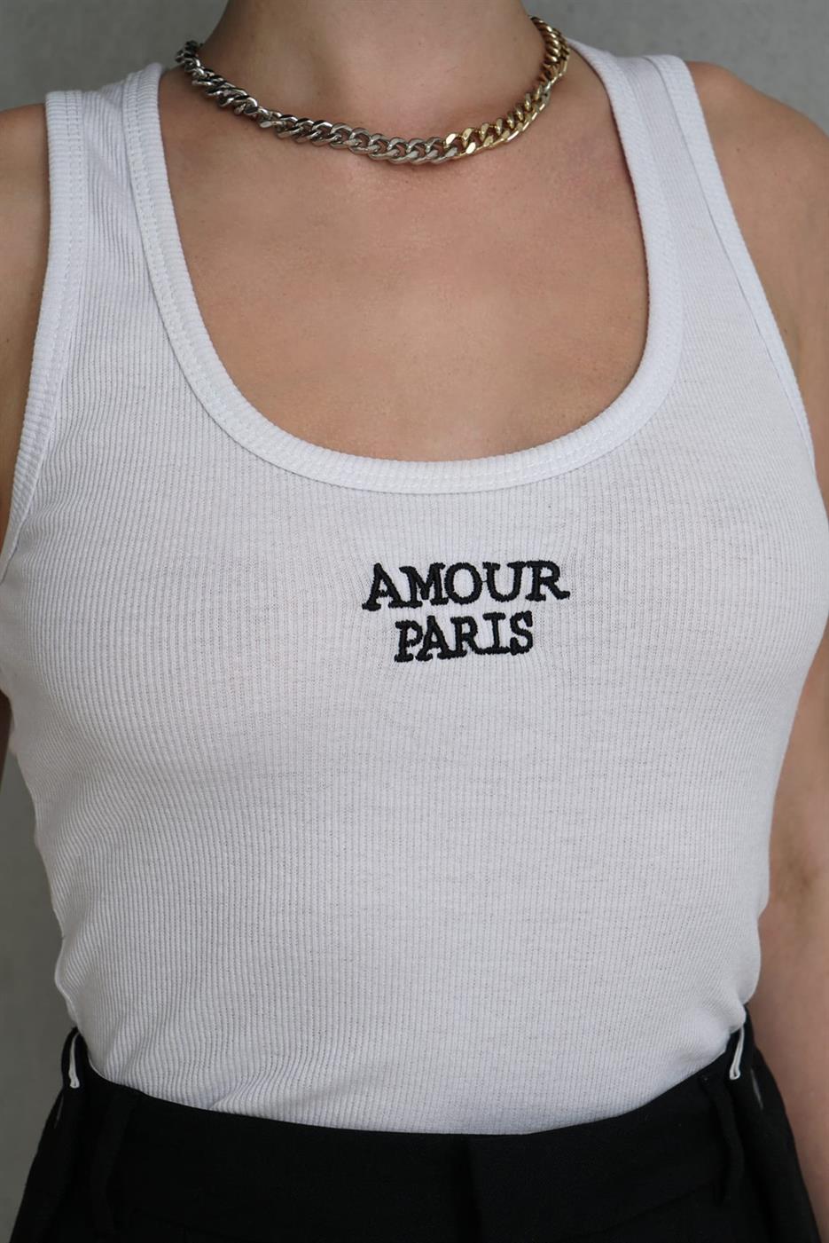 Amour Crop Top | weiss