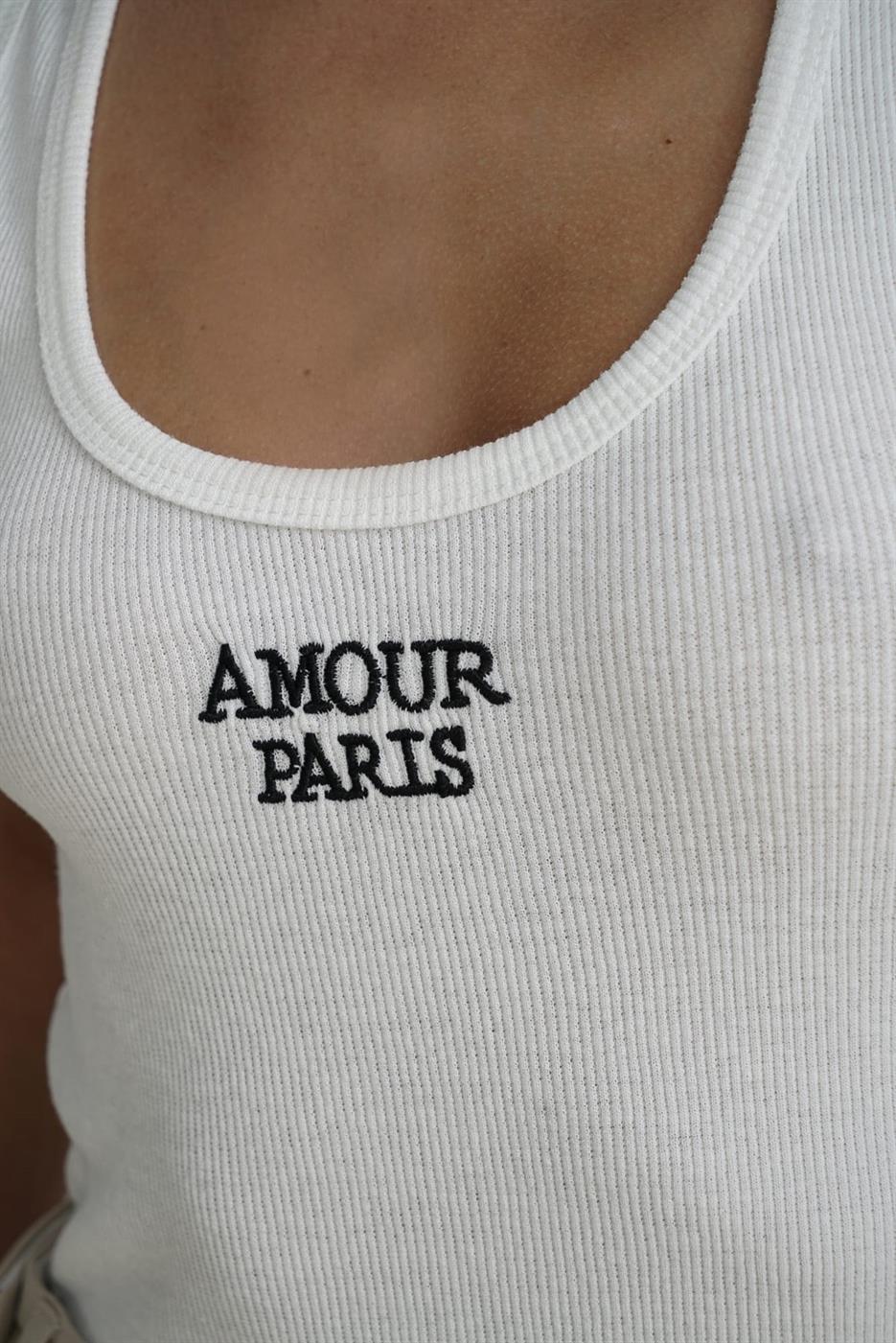 Amour Crop Top | weiss