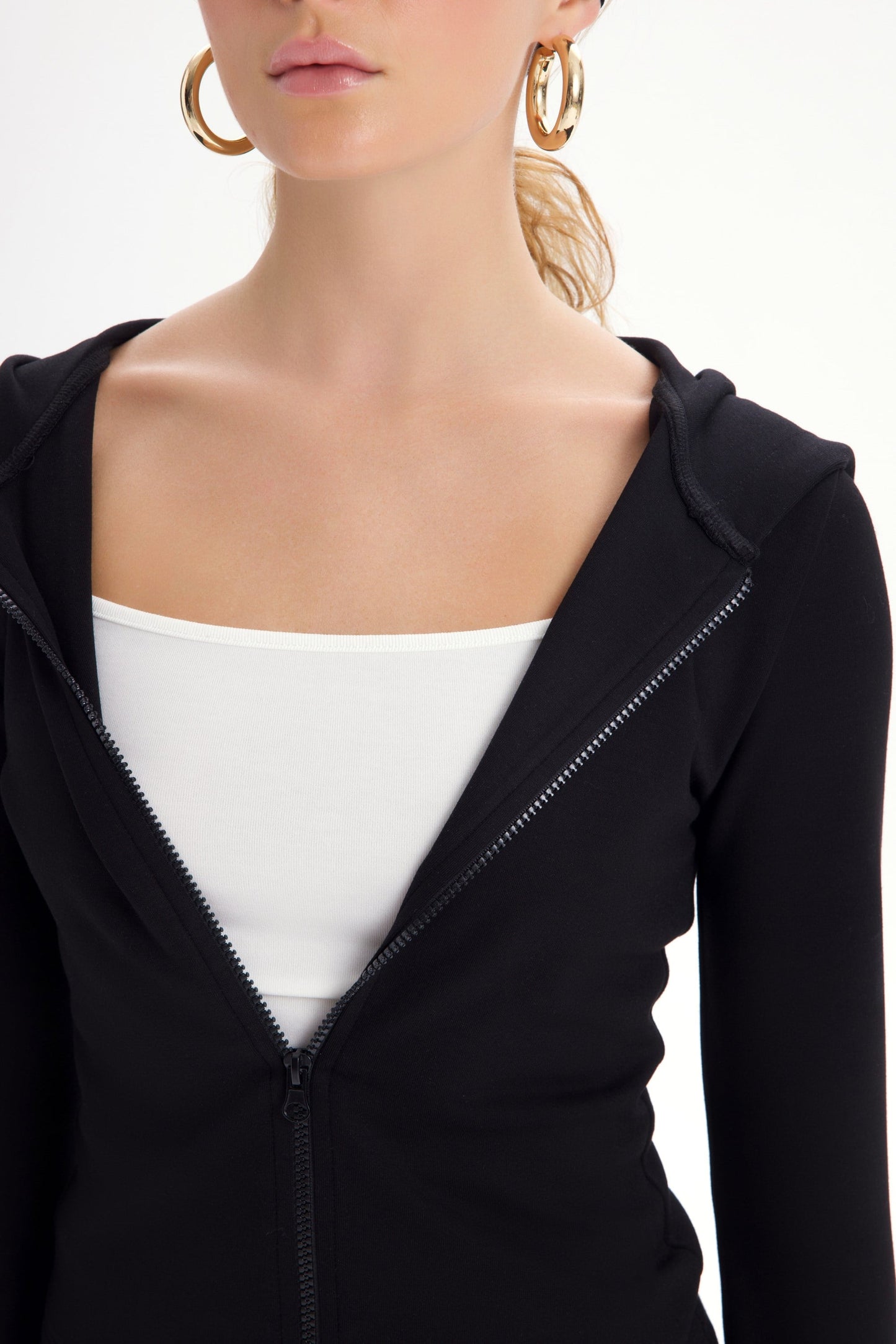 LUNA Kapuzen-Trainingsanzug mit Bandana | schwarz