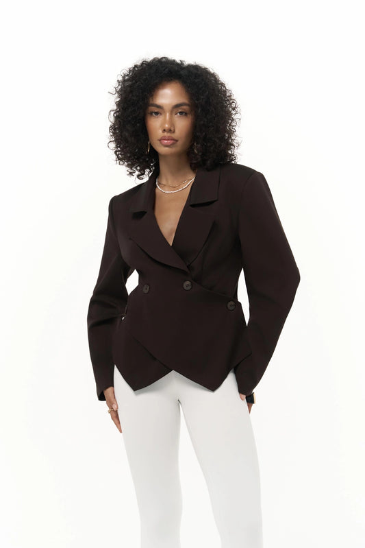 Norbury Blazer – dunkelbraun