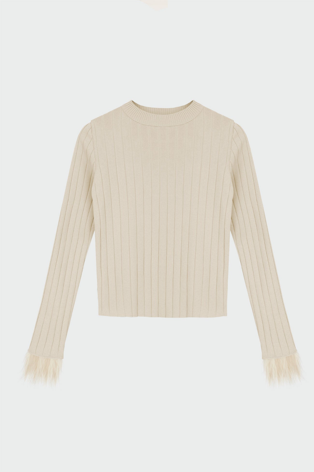 Strickbluse - beige