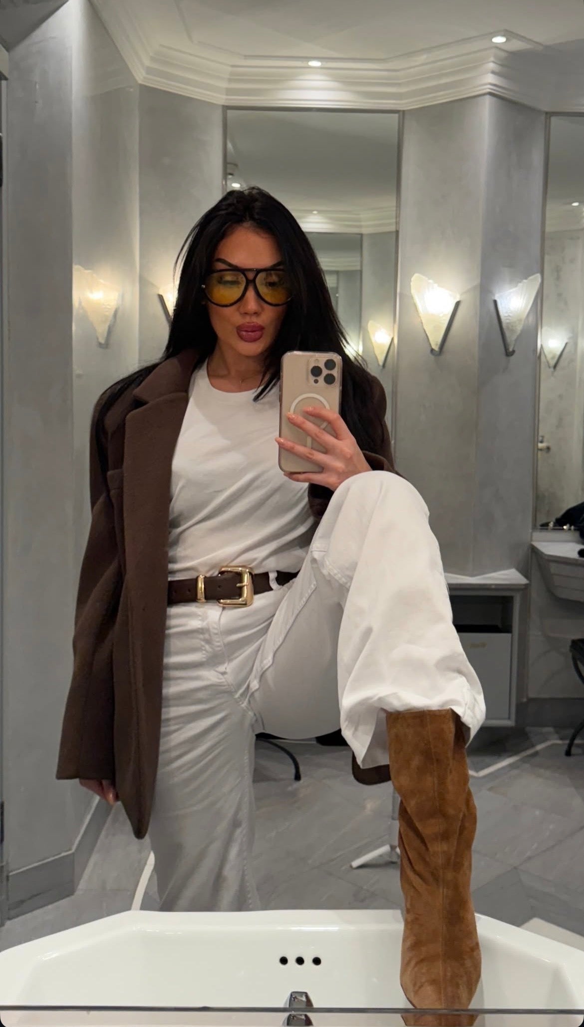 NOVEN Oversize Blazer | dunkelbraun