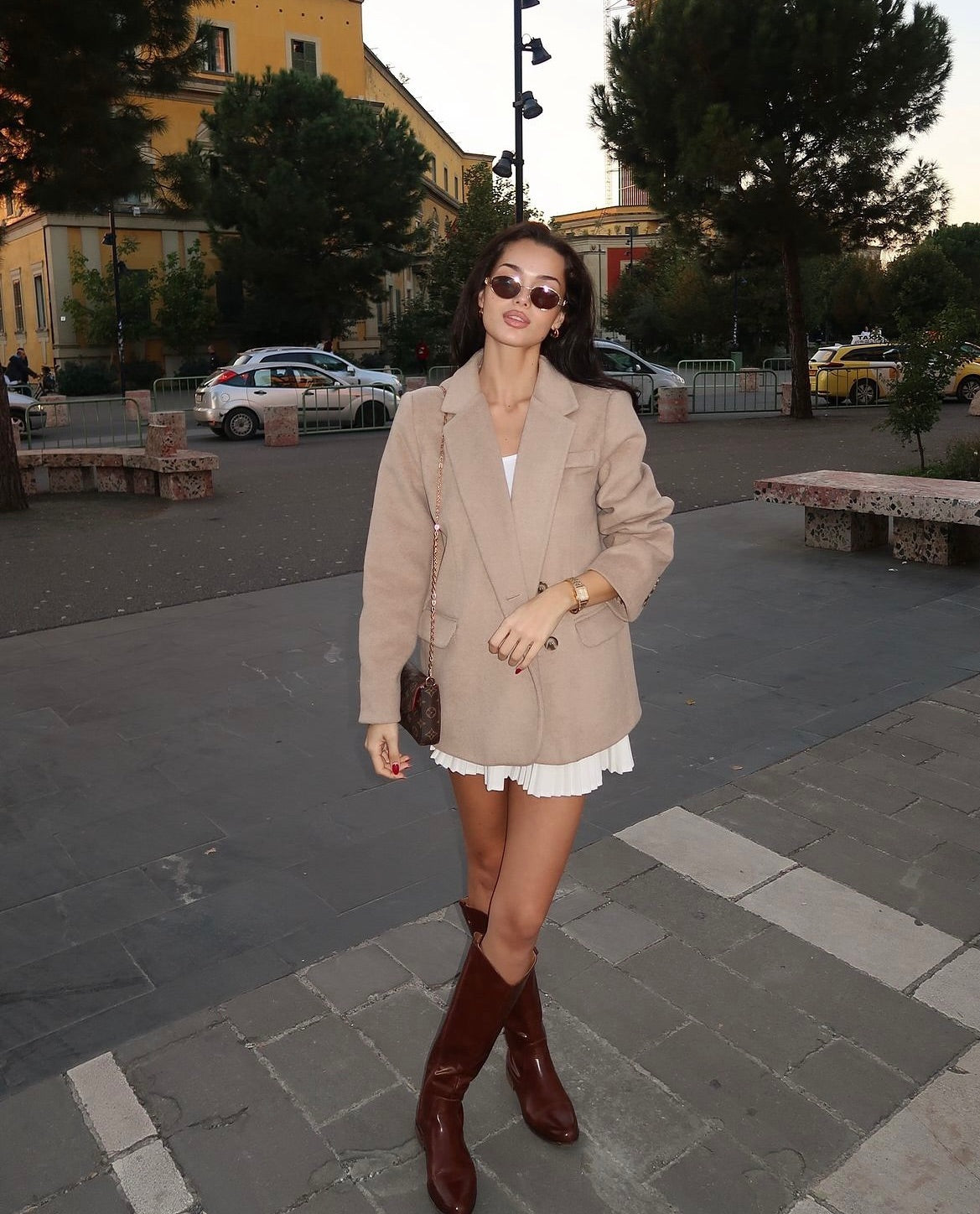 NOVEN Oversize Blazer| beige