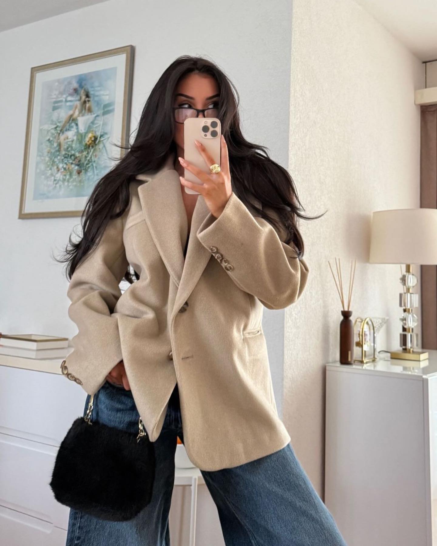 NOVEN Oversize Blazer| beige