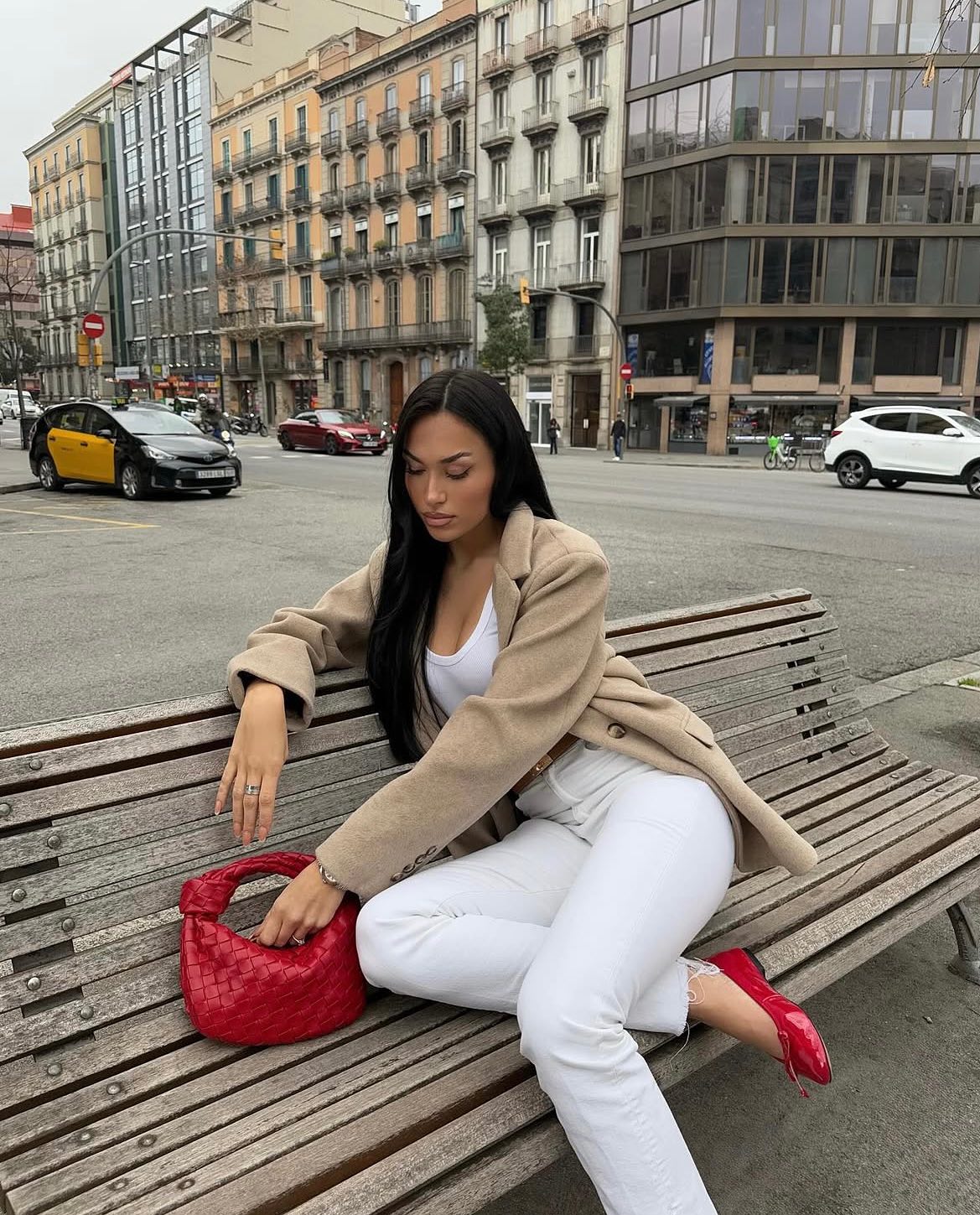 NOVEN Oversize Blazer| beige