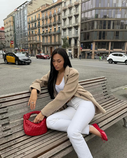 NOVEN Oversize Blazer| beige