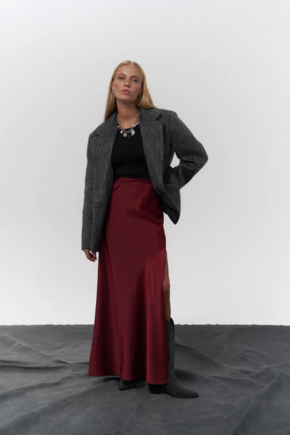 Taillierter Blazer - anthrazit