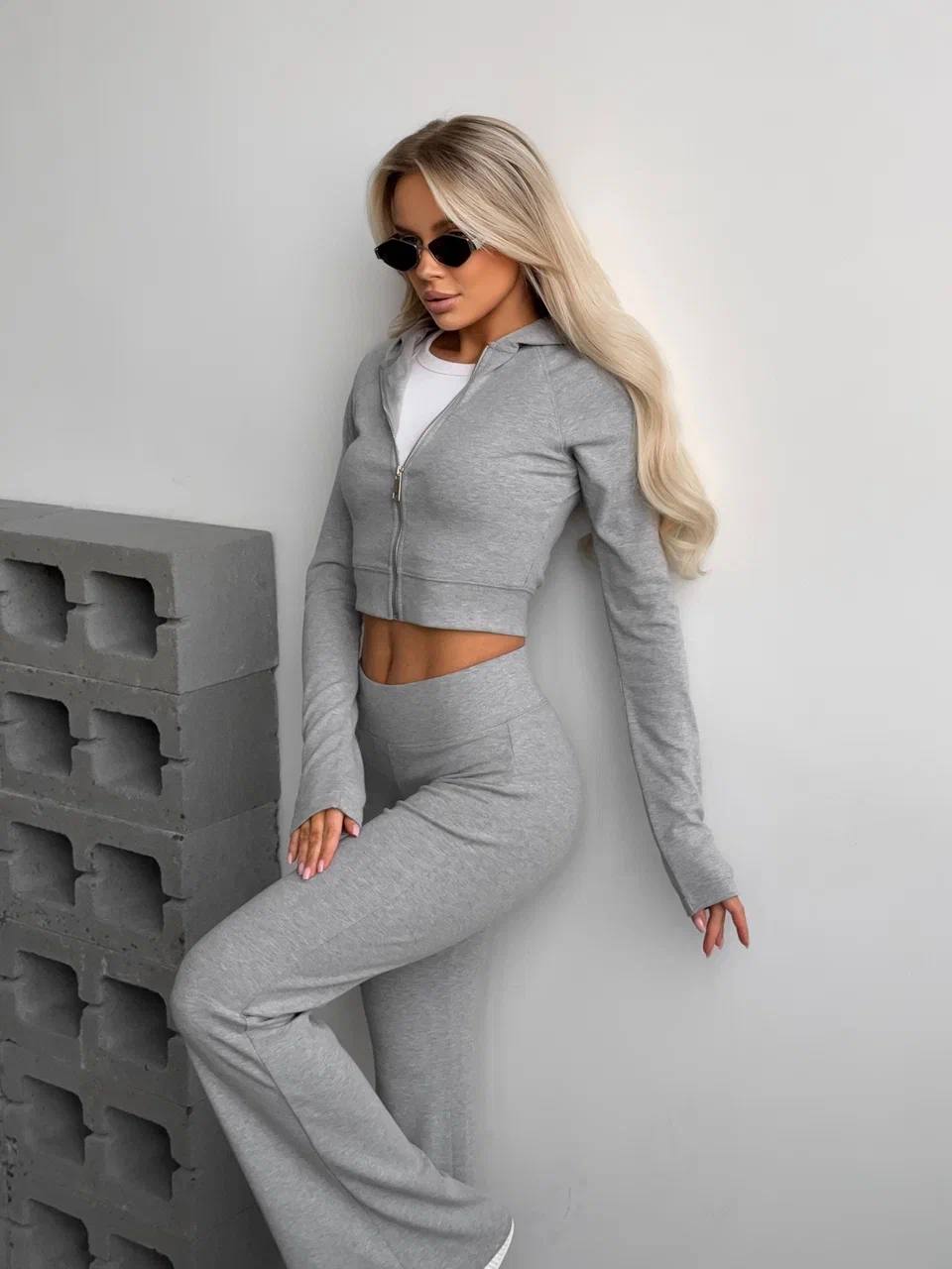 Zweiteiler Lounge-Set | grau