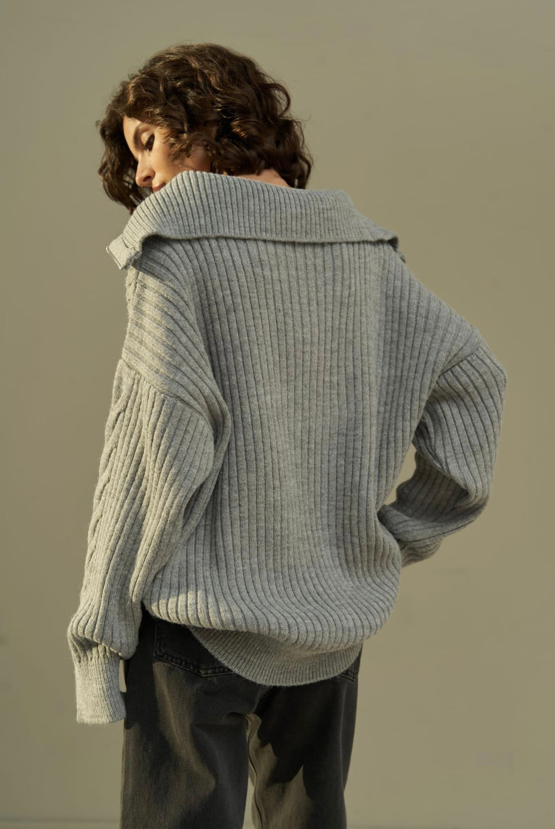 Pullover | grau