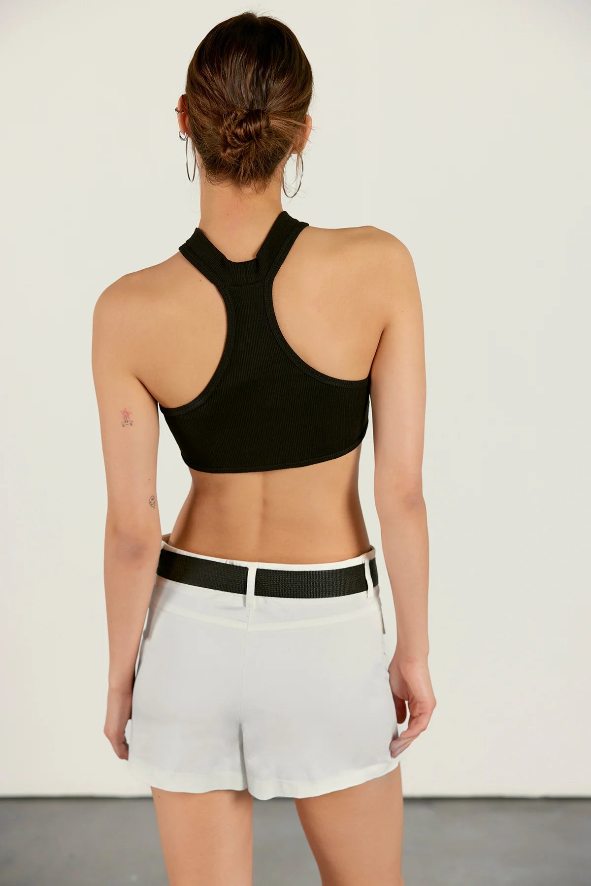 Crop Top | schwarz