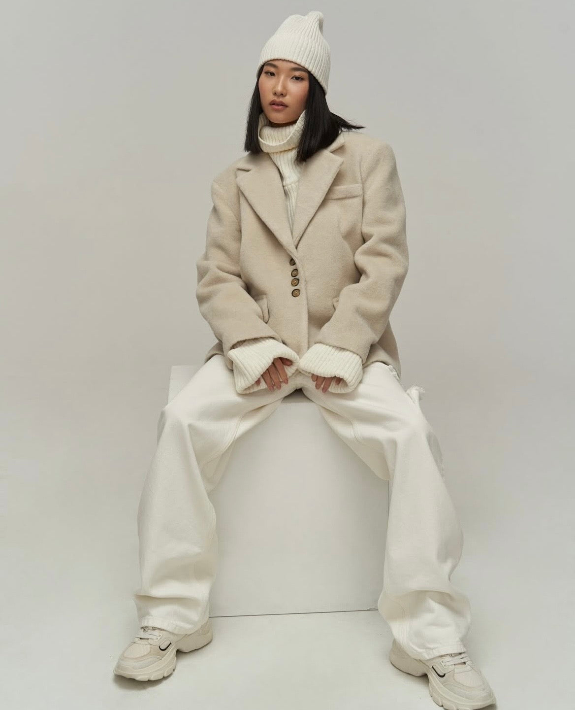 MAÉLLE Oversize Blazer | beige