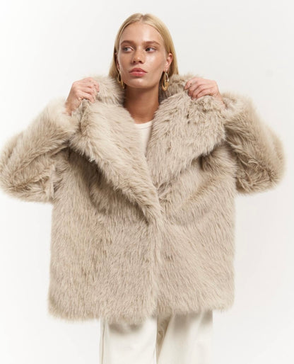 Jacke | beige