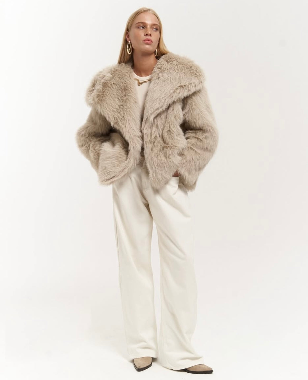 Jacke | beige