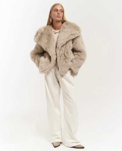 Jacke | beige
