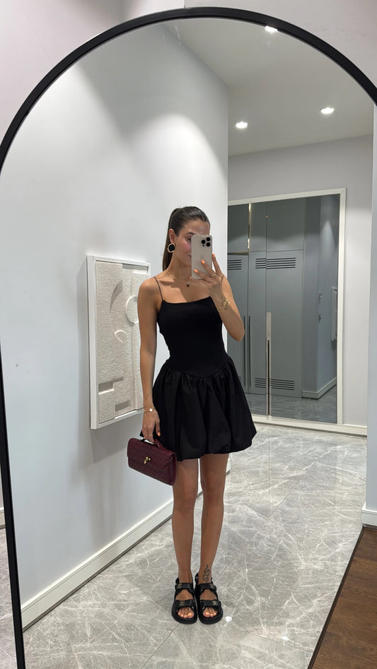 Minikleid - schwarz