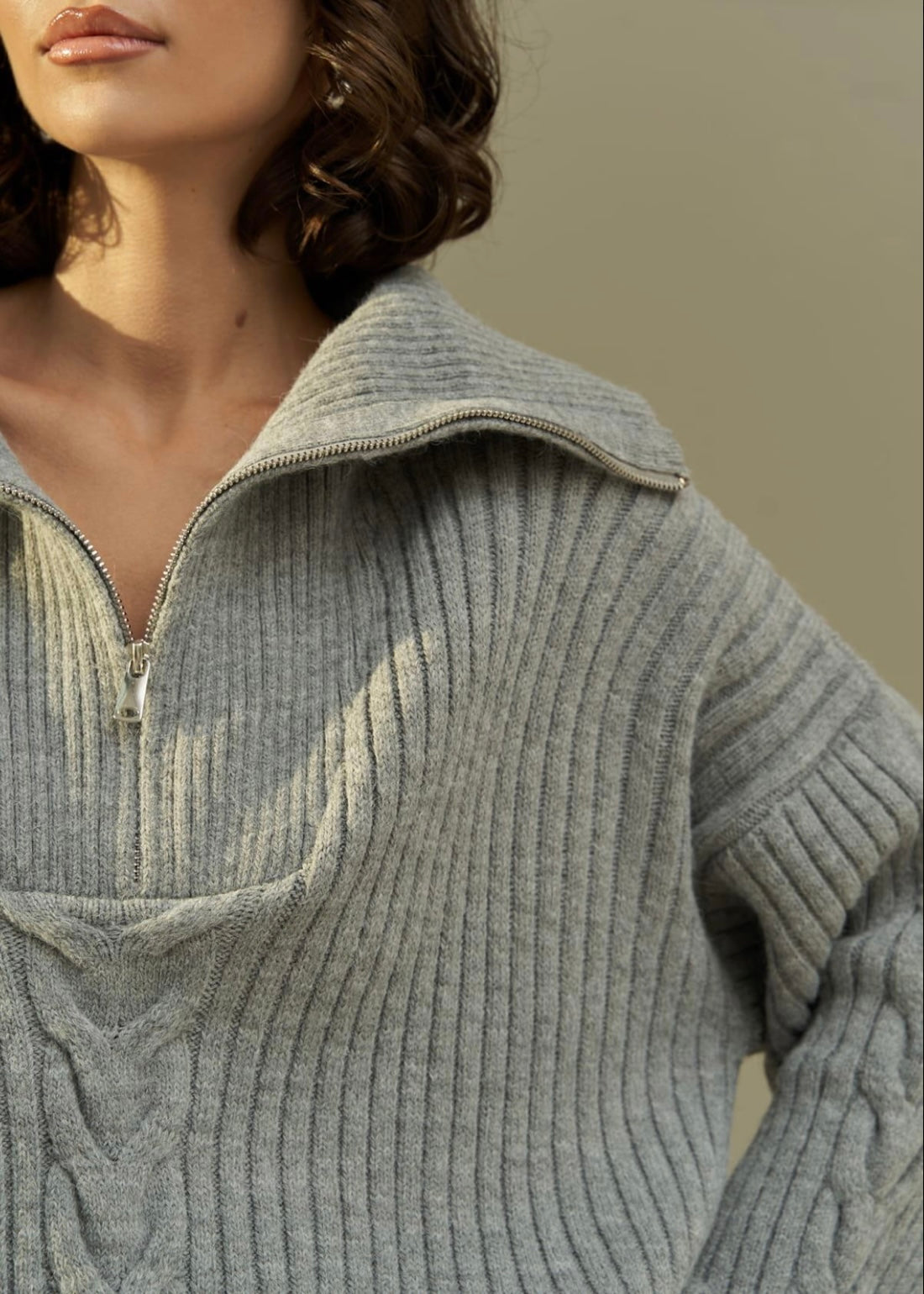 Pullover | grau