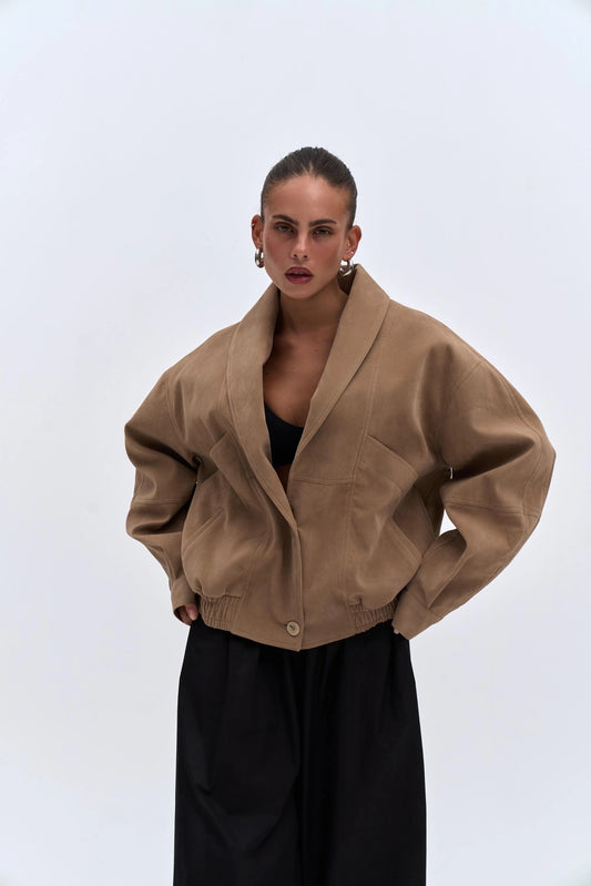 ÉLISE Bomberjacke | beige