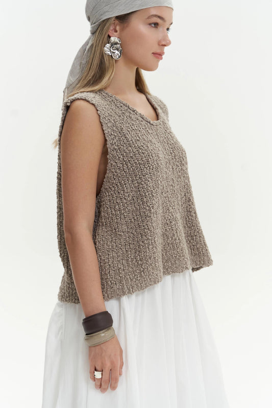 Stricktop | taupe