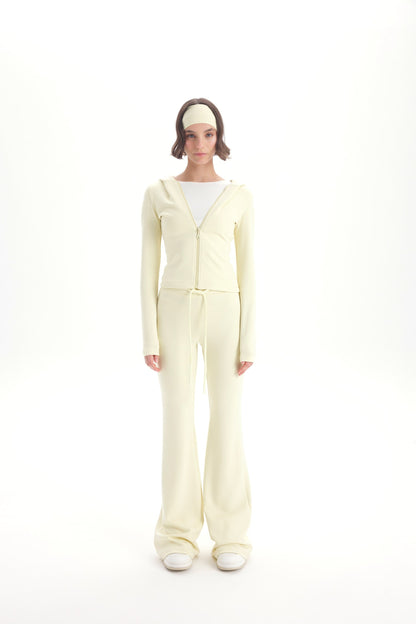 LUNA Kapuzen-Trainingsanzug mit Bandana | gelb