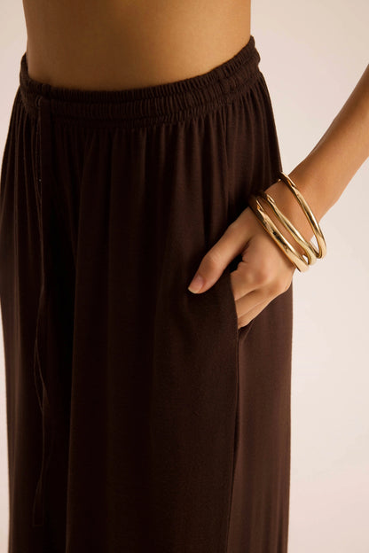 LIYANA Kimono Basic 3-Teile-Set | braun