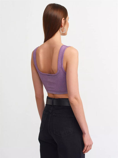Crop Top - lila