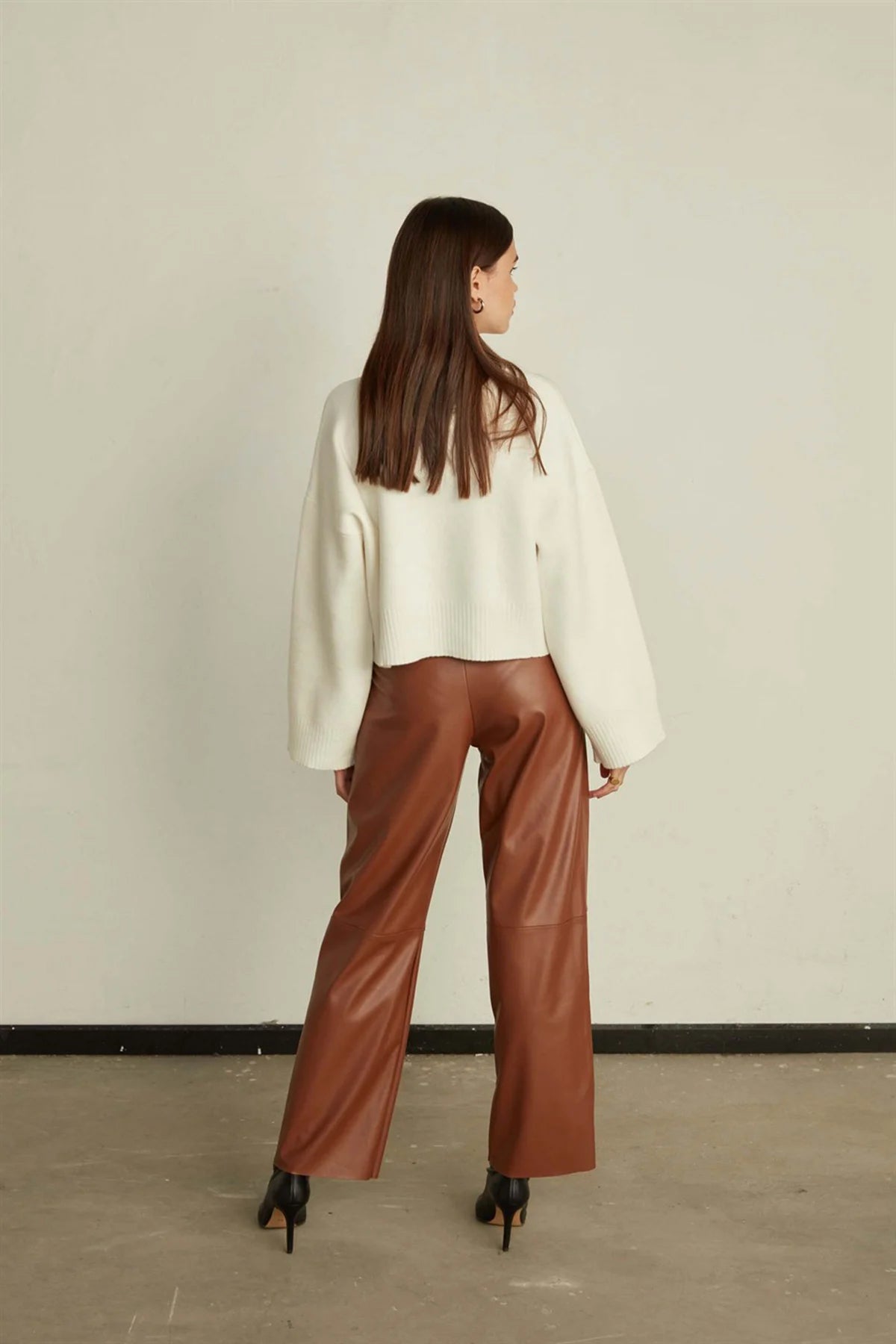 Pullover mit hohem Kragen